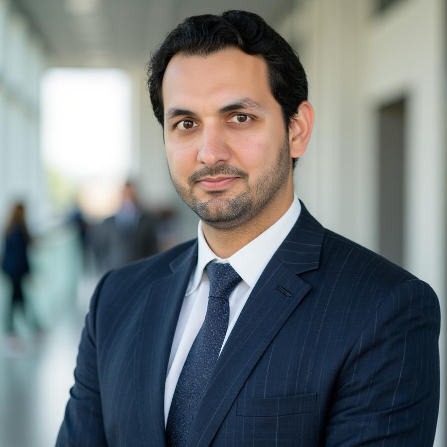 Portrait of Waqas Abdullah, Finance Officer